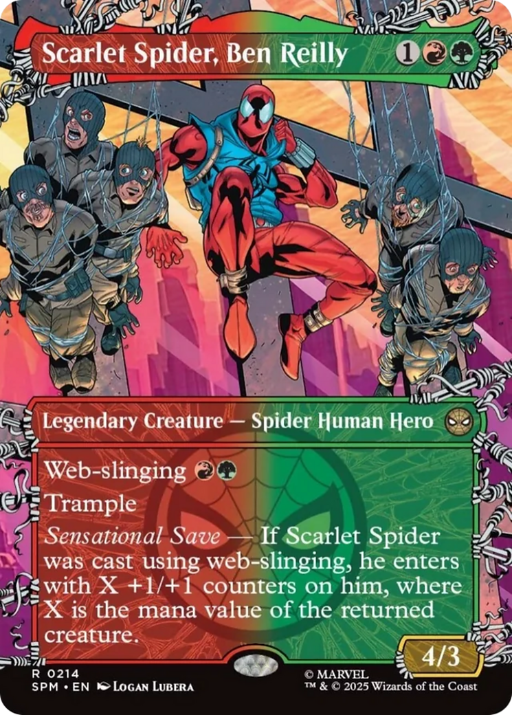 Scarlet Spider, Ben Reilly (Borderless) [Marvel's Spider-Man] [Foil]