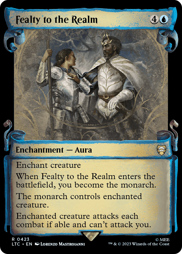 Fealty to the Realm [The Lord of the Rings: Tales of Middle-Earth Commander Showcase Scrolls] [Foil]
