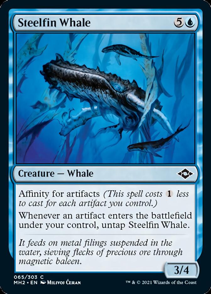 Steelfin Whale [Modern Horizons 2] [Foil]