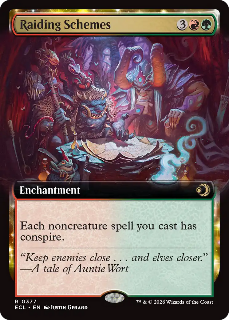 Raiding Schemes (Extended Art) [Lorwyn Eclipsed] [Foil]