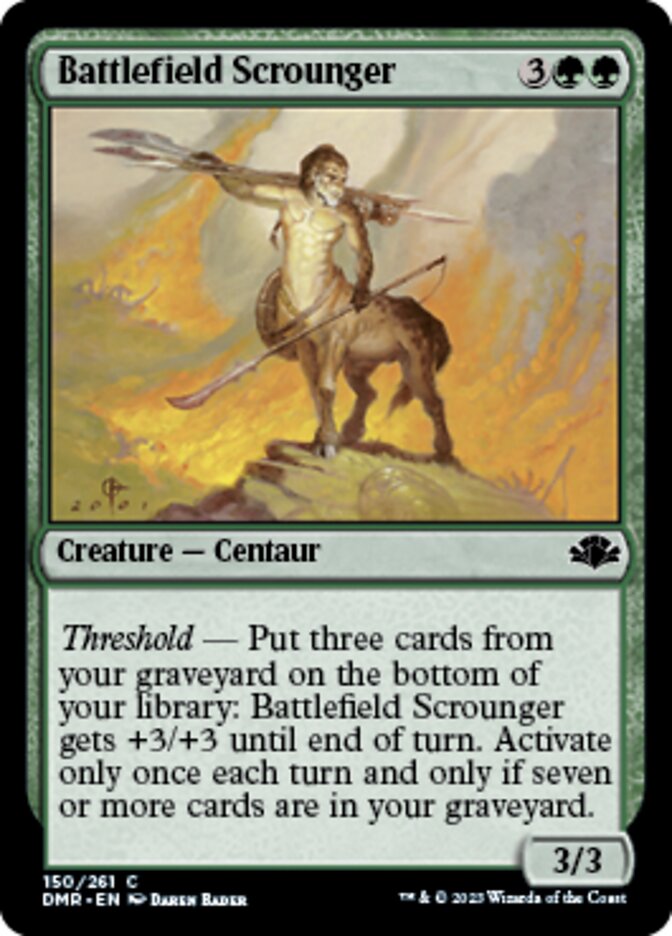 Battlefield Scrounger [Dominaria Remastered] [Foil]