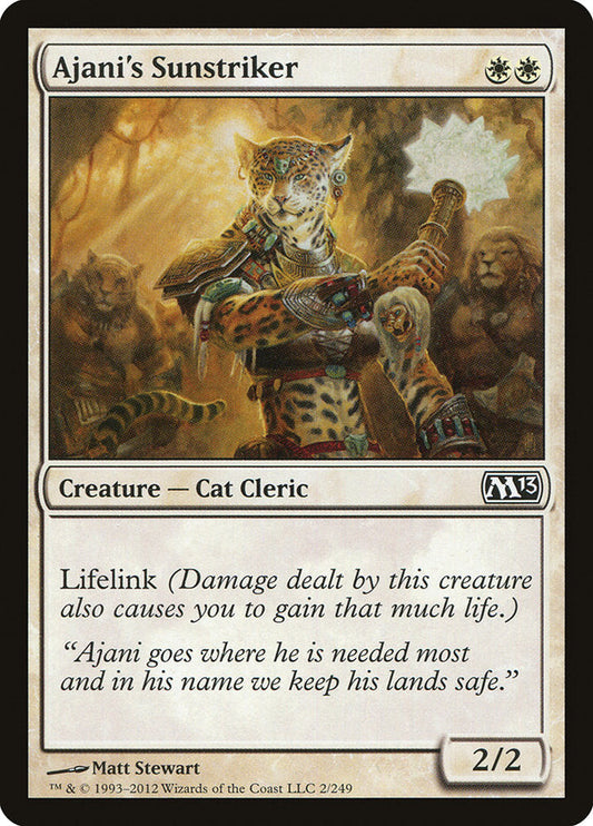Ajani's Sunstriker [Core Set 2013] [Foil]