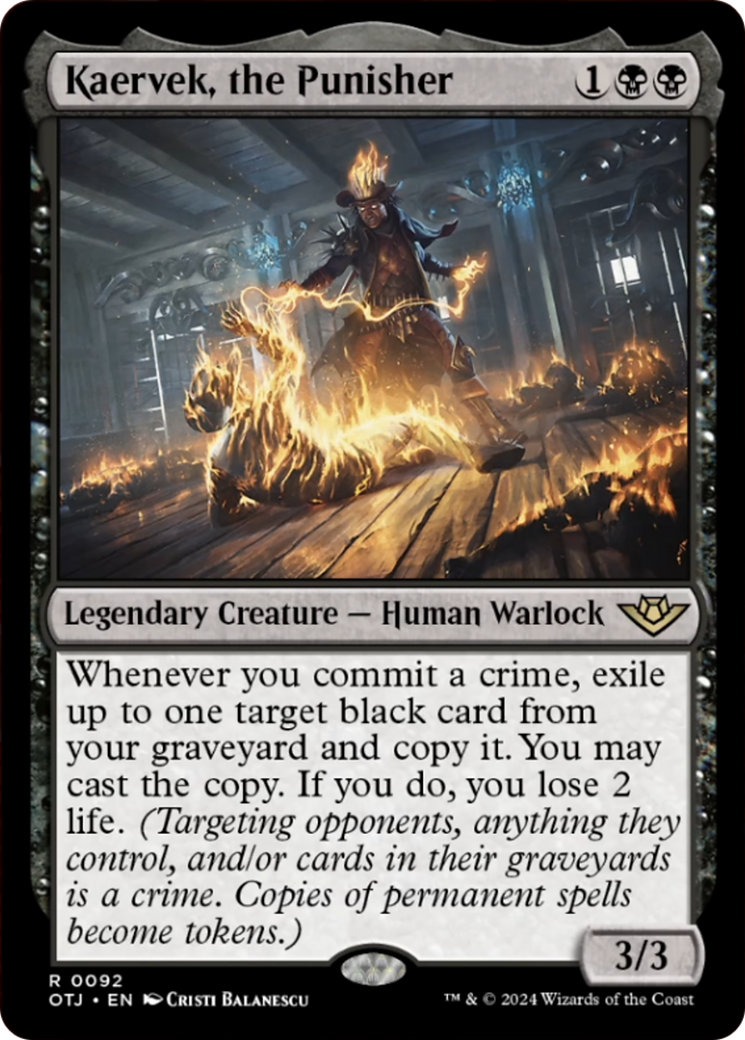 Kaervek, the Punisher [Outlaws of Thunder Junction] [Foil]