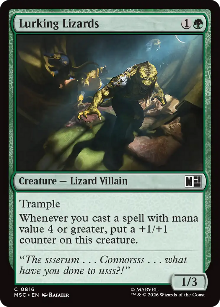 Lurking Lizards [Marvel Super Heroes Commander]