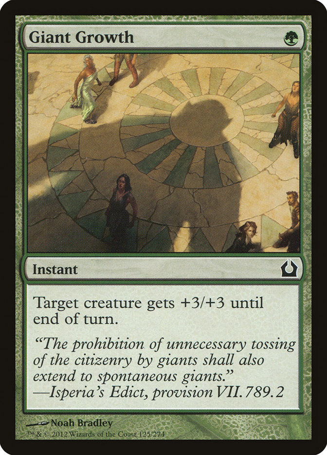 Giant Growth [Return to Ravnica] [Foil]