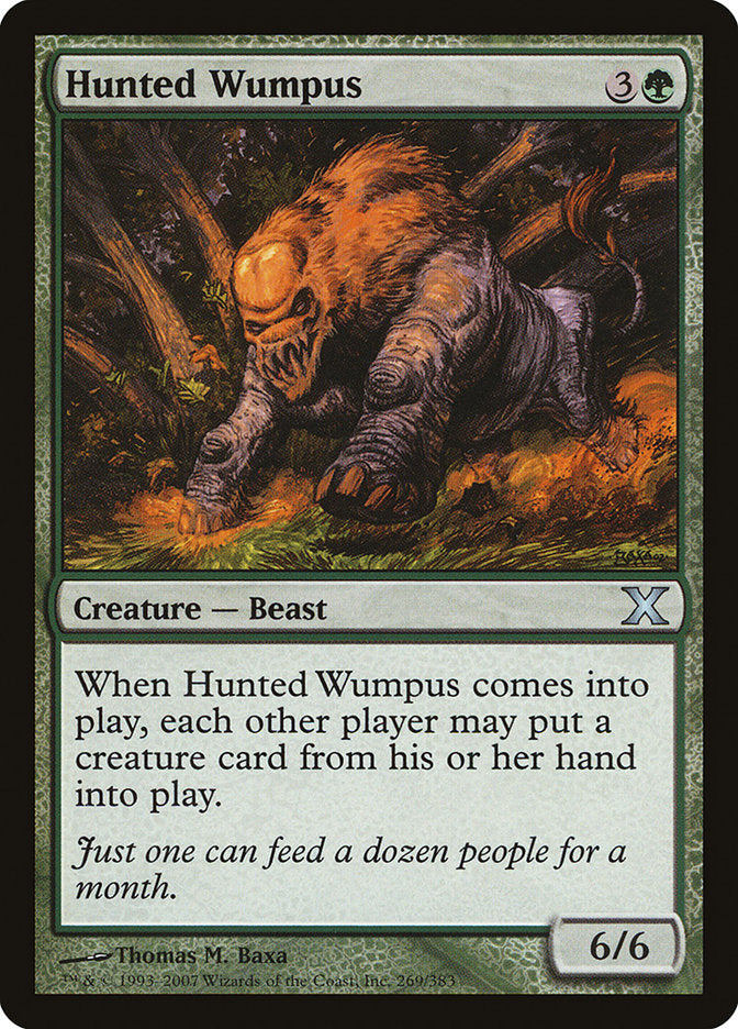 Hunted Wumpus [Tenth Edition] [Foil]
