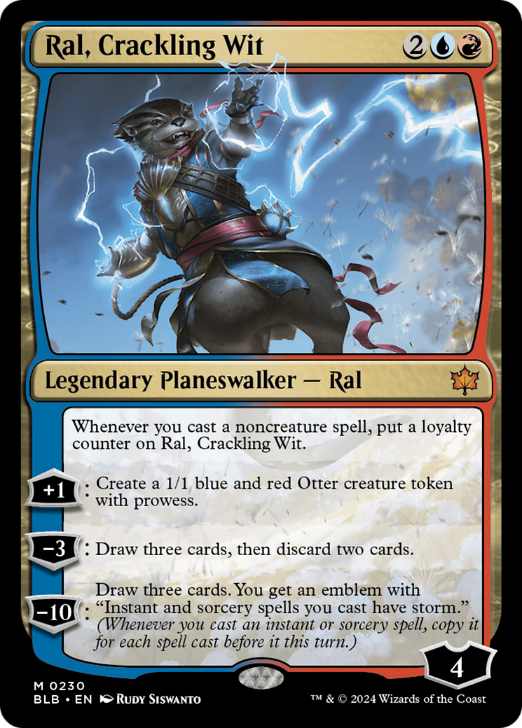 Ral, Crackling Wit [Bloomburrow] [Foil]
