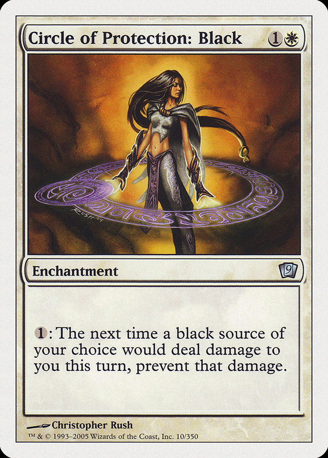 Circle of Protection: Black [Ninth Edition] [Foil]