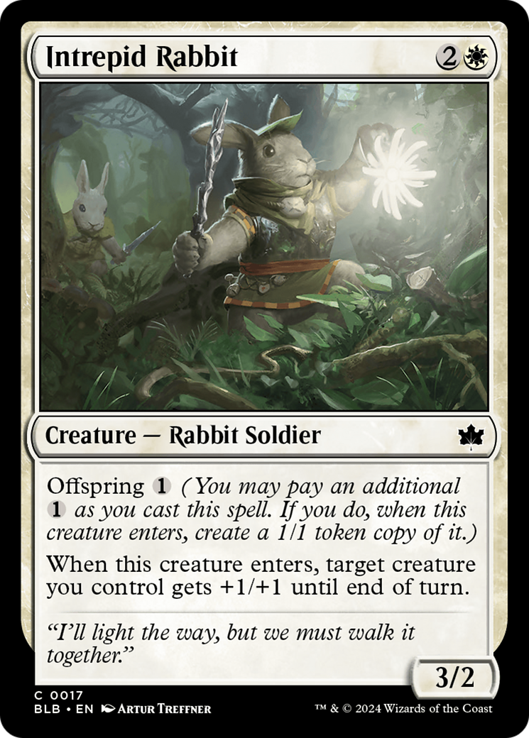 Intrepid Rabbit [Bloomburrow] [Foil]