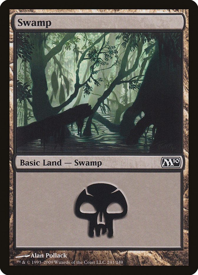 Swamp (241) [Core Set 2010] [Foil]