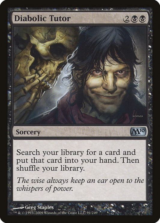 Diabolic Tutor [Core Set 2010]