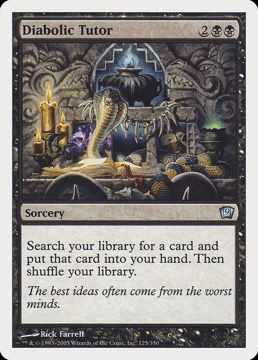Diabolic Tutor [Ninth Edition] [Foil]