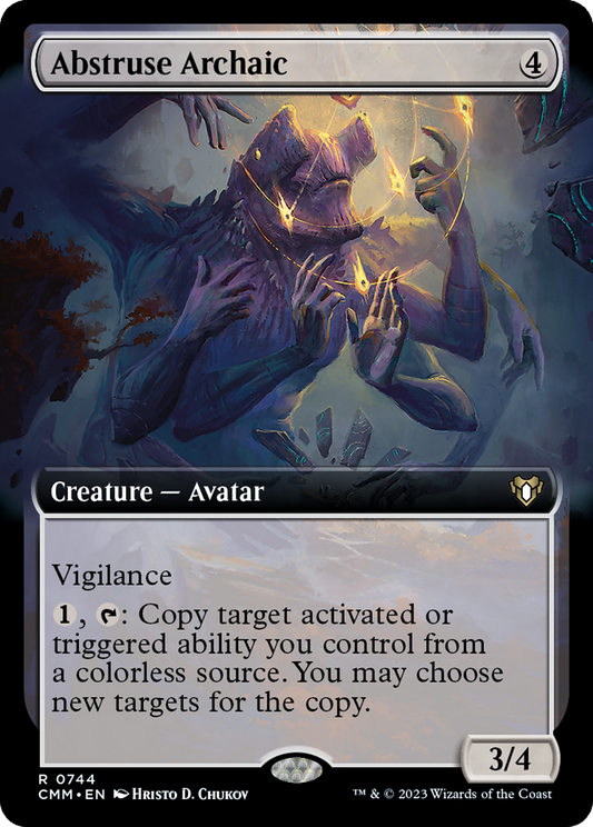 Abstruse Archaic (Extended Art) [Commander Masters] [Foil]