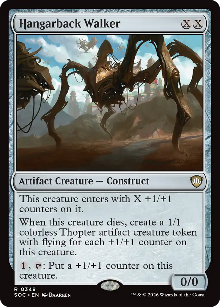Hangarback Walker [Secrets of Strixhaven Commander] [Foil]