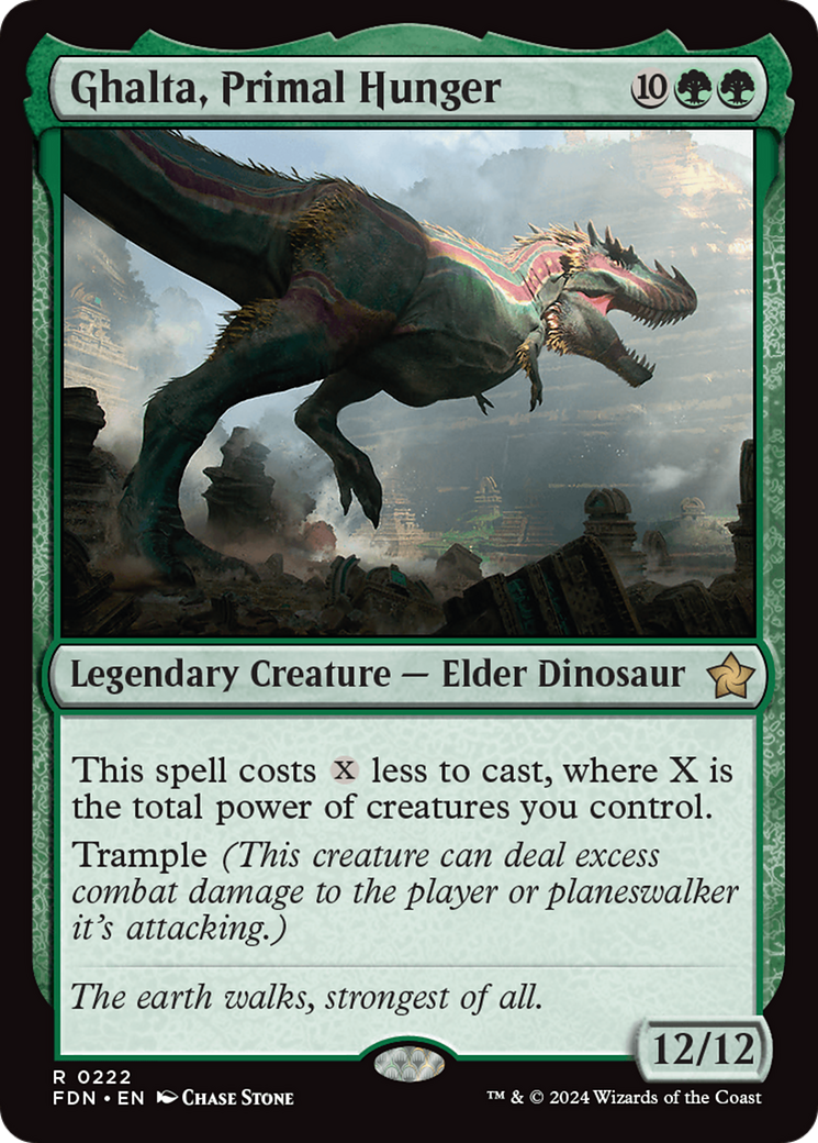 Ghalta, Primal Hunger [Foundations] [Foil]