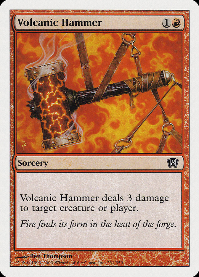 Volcanic Hammer [Eighth Edition] [Foil]