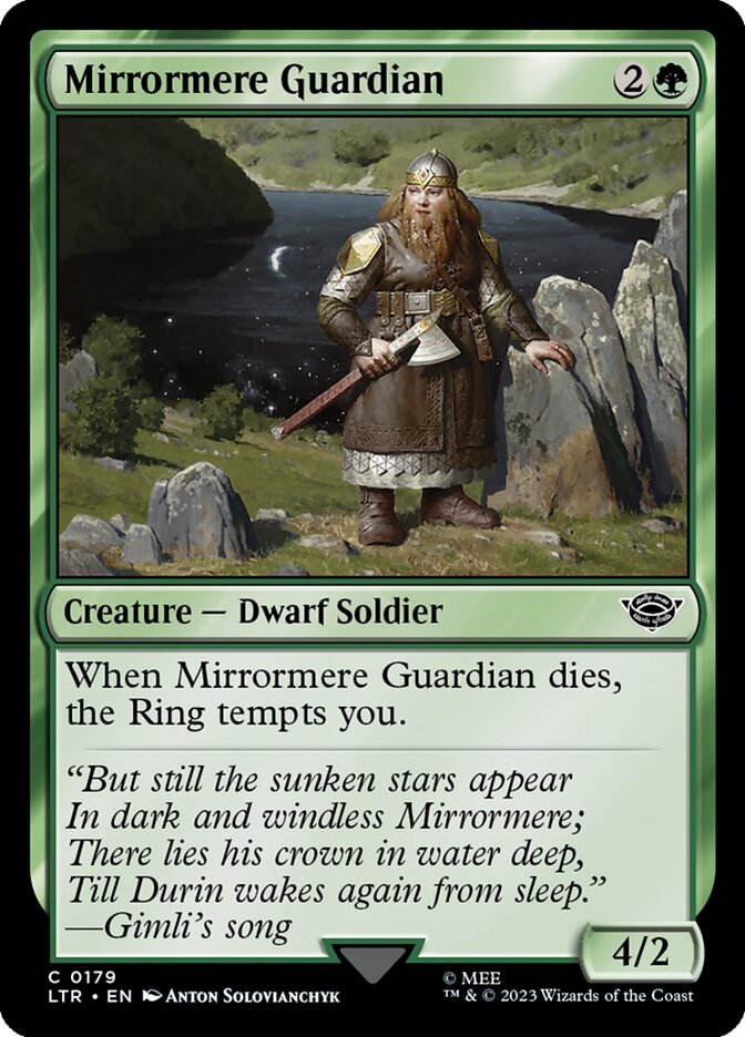 Mirrormere Guardian [The Lord of the Rings: Tales of Middle-Earth] [Foil]