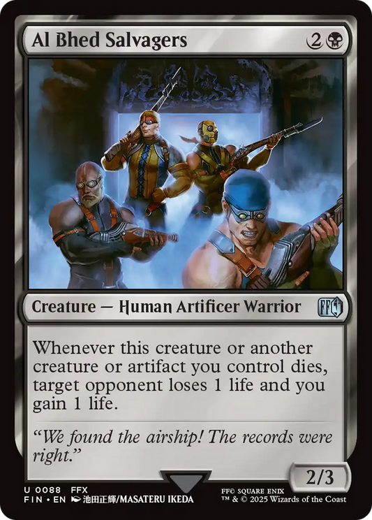 Al Bhed Salvagers [FINAL FANTASY] [Foil]