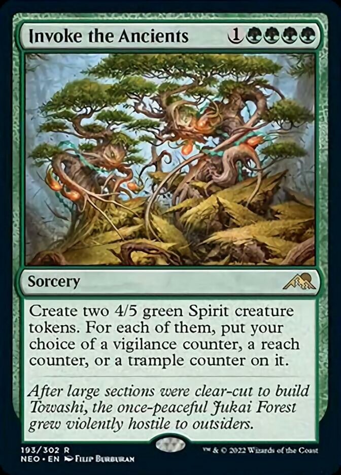 Invoke the Ancients [Kamigawa: Neon Dynasty] [Foil]