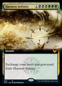 Harness Infinity (Extended Art) [Strixhaven: School of Mages] [Foil]