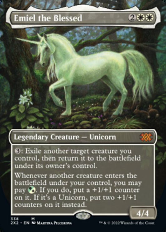 Emiel the Blessed (Borderless Alternate Art) [Double Masters 2022] [Foil]
