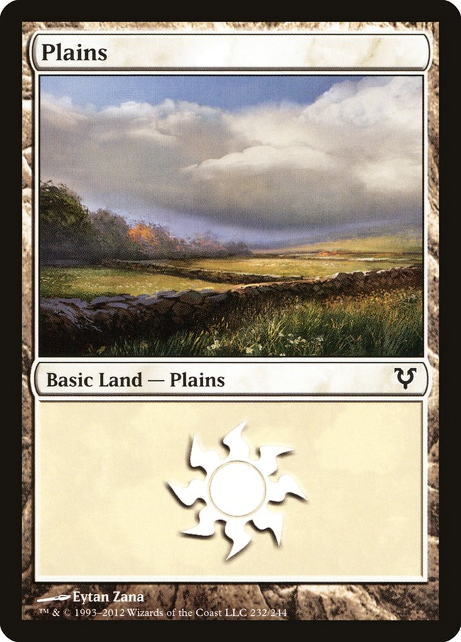 Plains (232) [Avacyn Restored] [Foil]