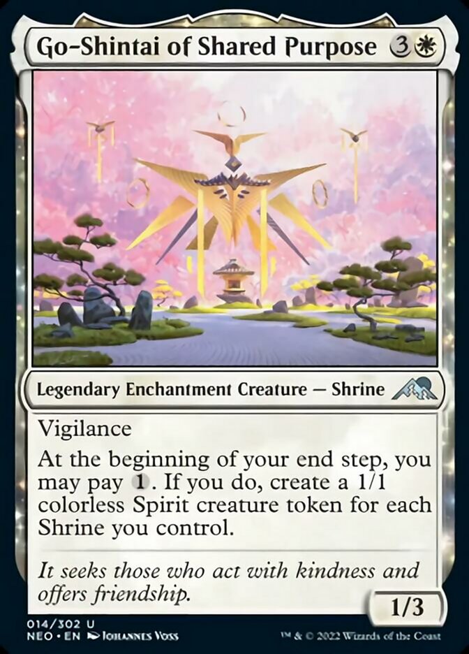 Go-Shintai of Shared Purpose [Kamigawa: Neon Dynasty] [Foil]