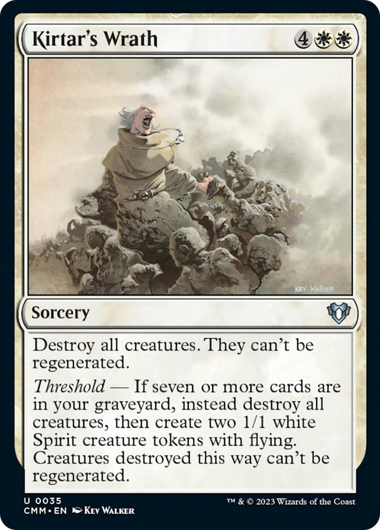 Kirtar's Wrath [Commander Masters] [Foil]