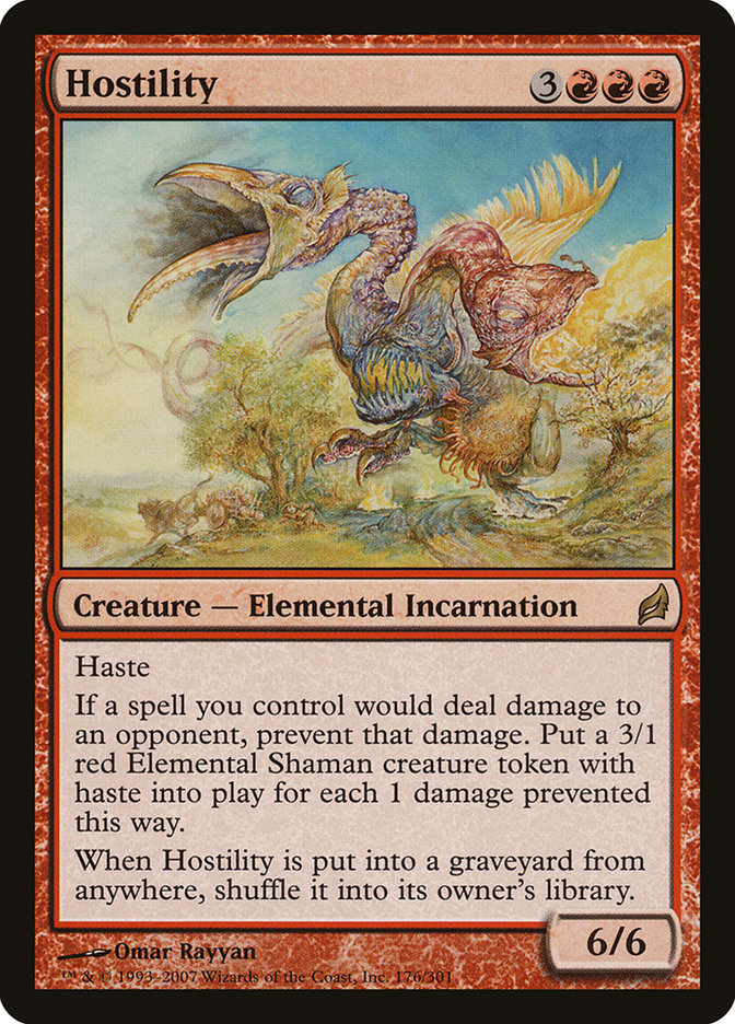 Hostility [Lorwyn] [Foil]