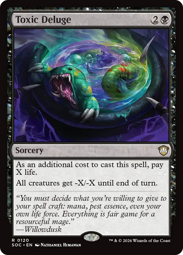 Toxic Deluge [Secrets of Strixhaven Commander] [Foil]