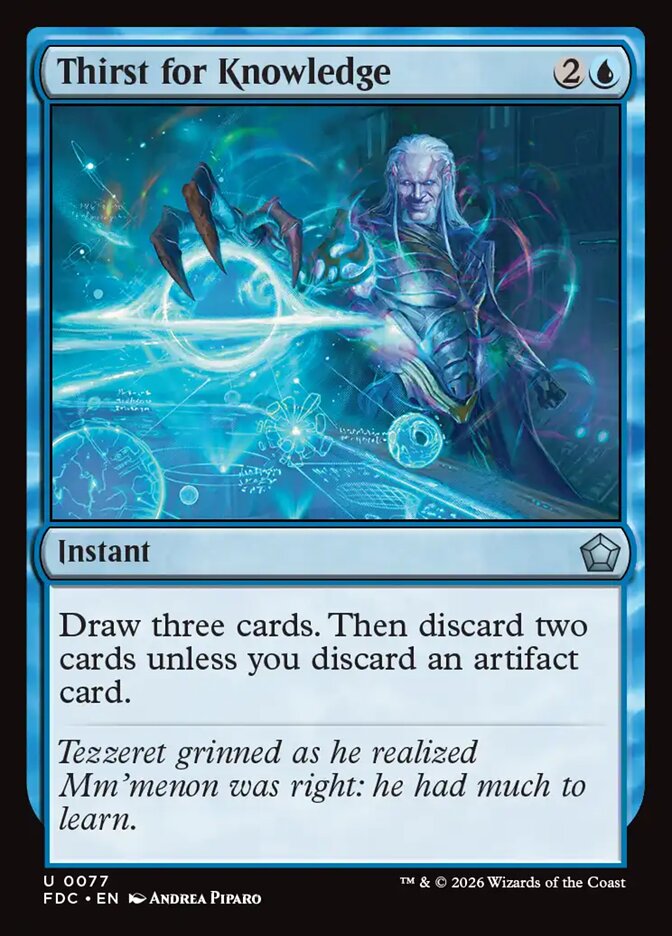 Thirst for Knowledge [Foundations Commander]
