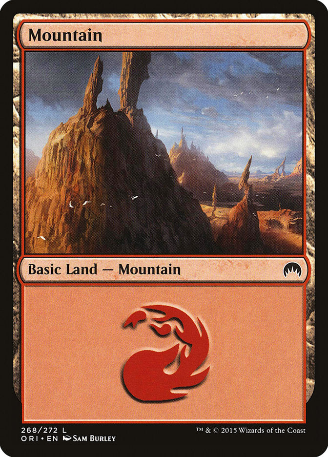 Mountain (268) [Magic Origins] [Foil]