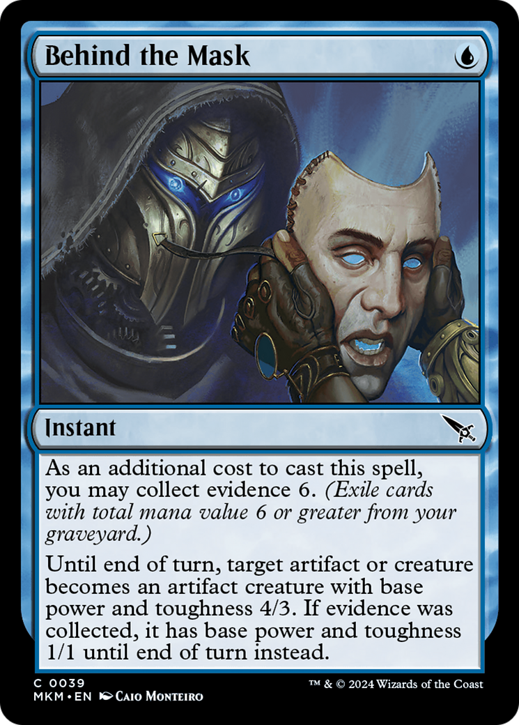 Behind the Mask [Murders at Karlov Manor] [Foil]