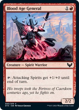 Blood Age General [Strixhaven: School of Mages] [Foil]