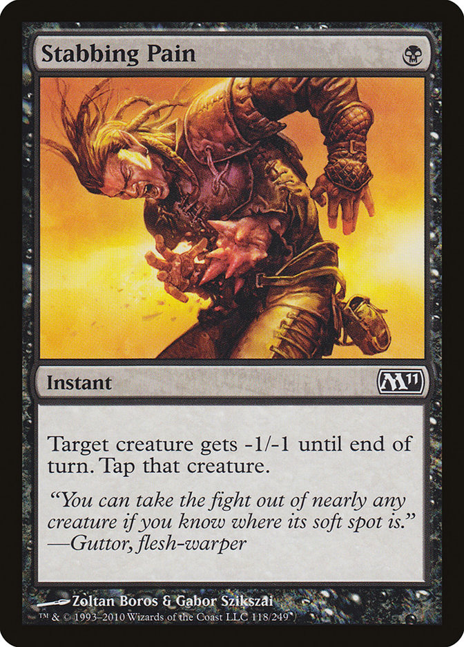 Stabbing Pain [Core Set 2011] [Foil]