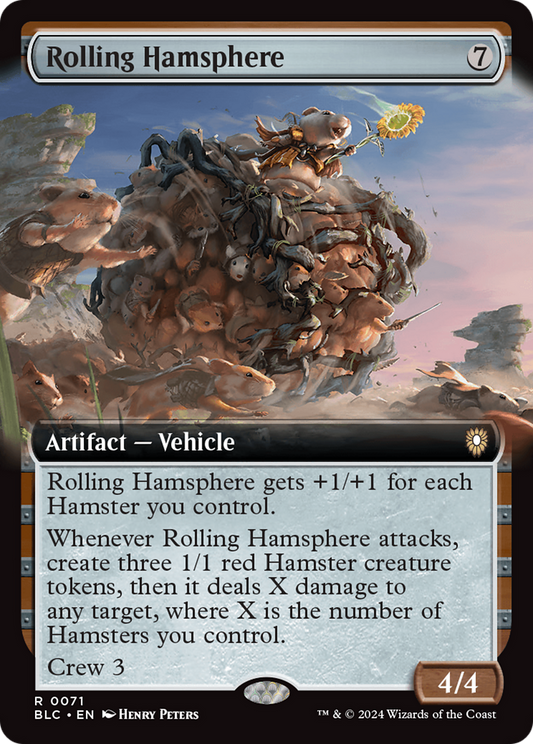 Rolling Hamsphere (Extended Art) [Bloomburrow Commander] [Foil]