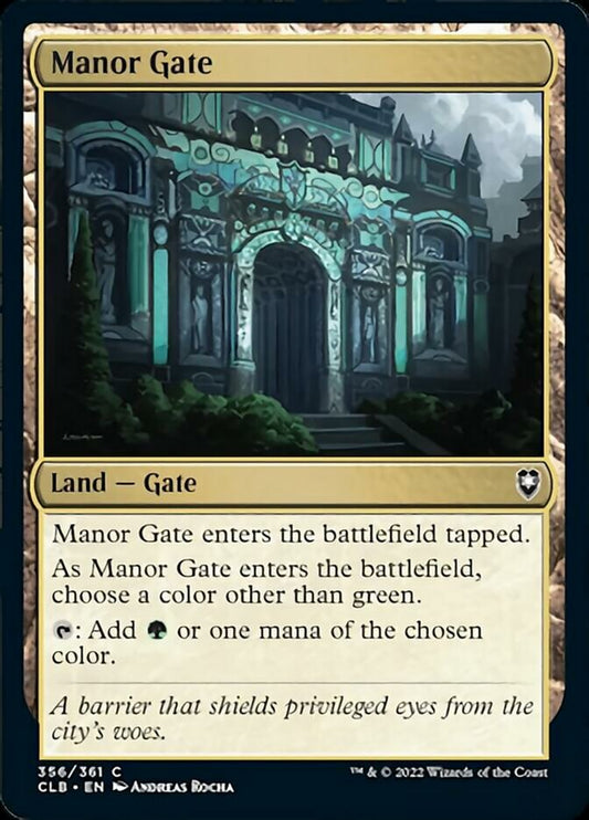 Manor Gate [Commander Legends: Battle for Baldur's Gate] [Foil]