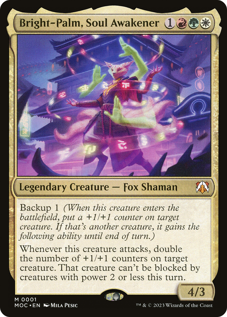 Bright-Palm, Soul Awakener [March of the Machine Commander] [Foil]
