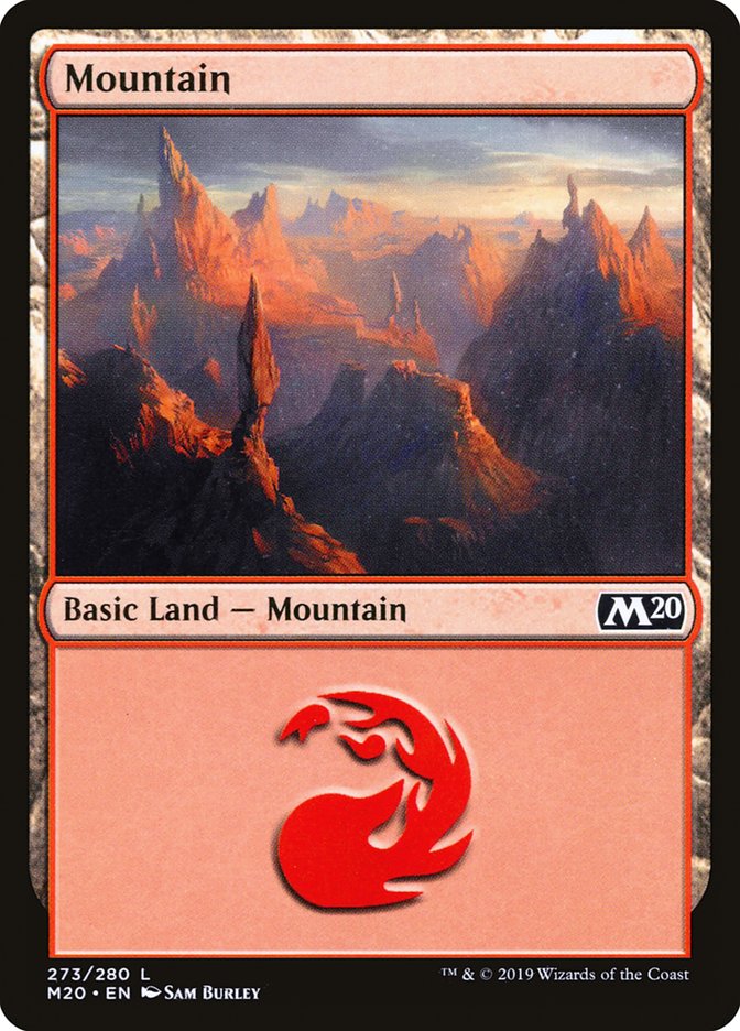 Mountain (273) [Core Set 2020] [Foil]