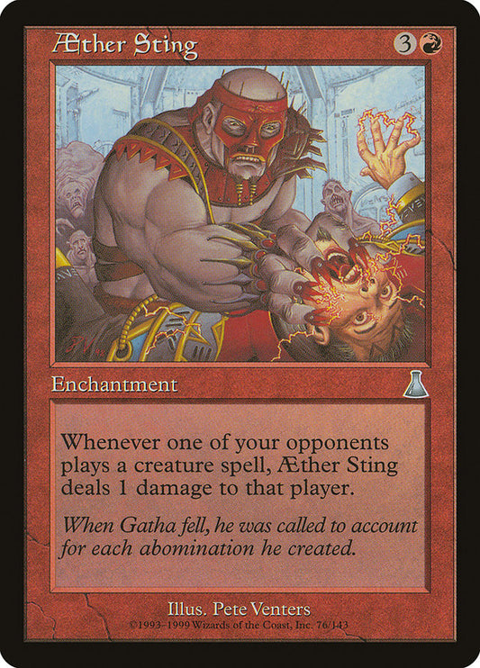 Aether Sting [Urza's Destiny] [Foil]