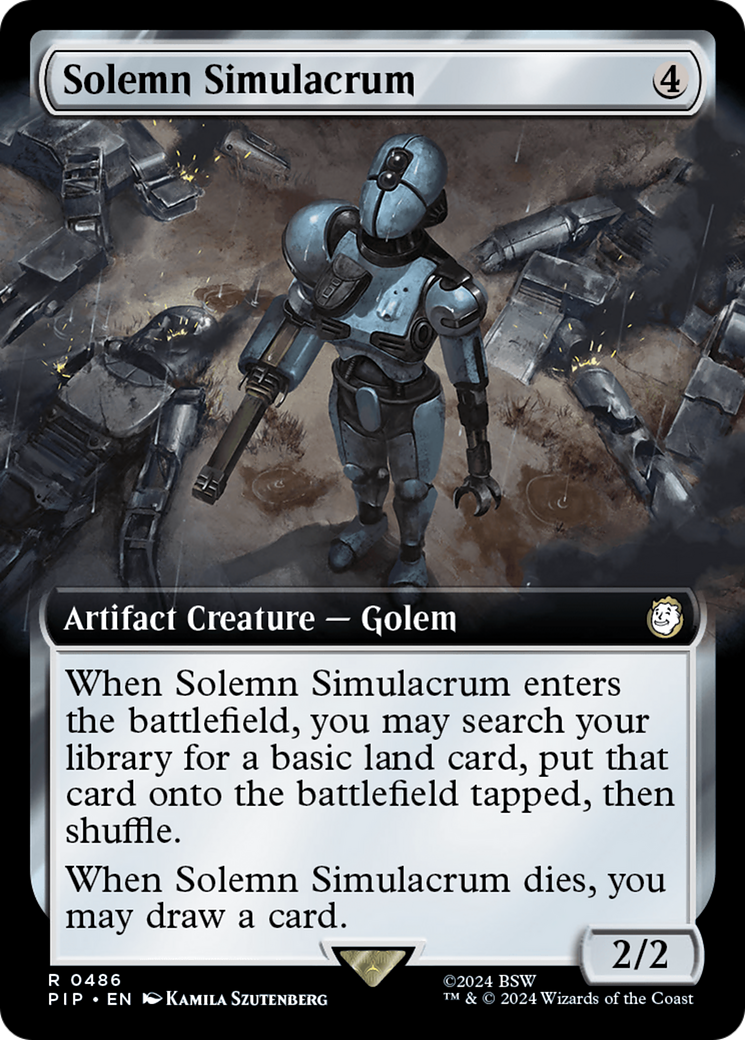 Solemn Simulacrum (Extended Art) [Fallout] [Foil]