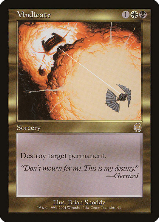 Vindicate [Apocalypse] [Foil]