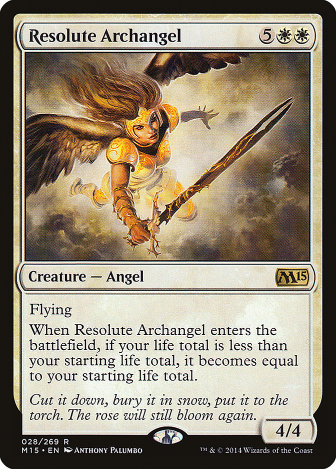 Resolute Archangel [Core Set 2015] [Foil]