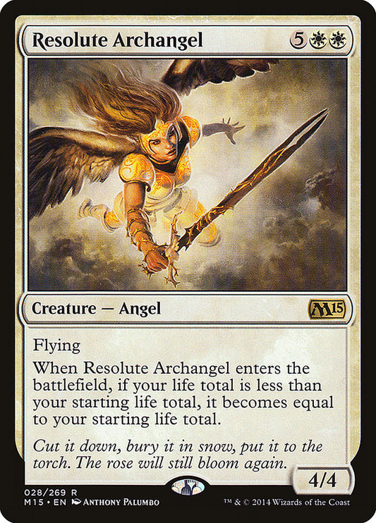 Resolute Archangel [Core Set 2015] [Foil]
