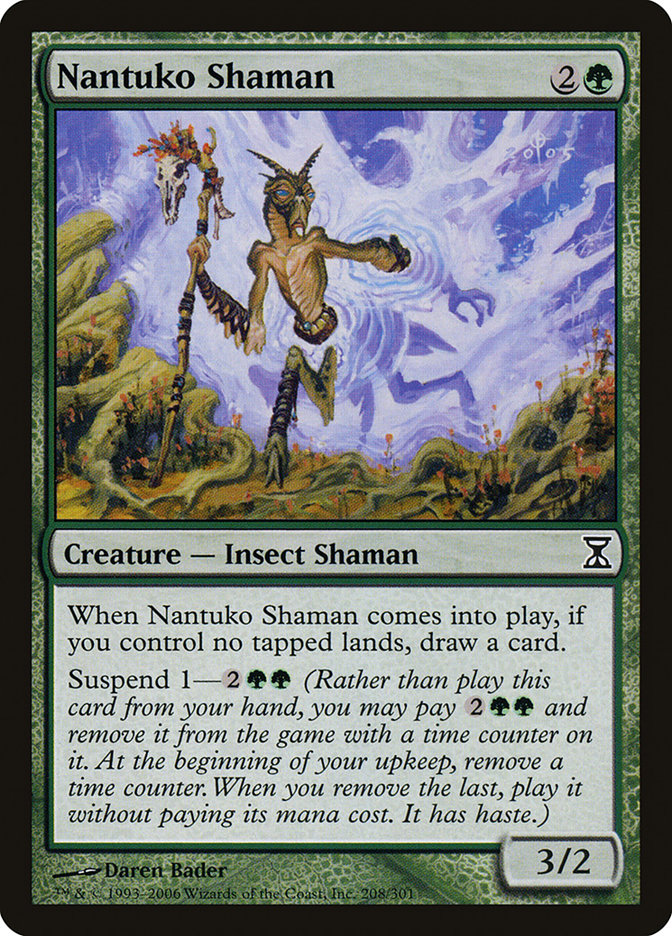 Nantuko Shaman [Time Spiral] [Foil]