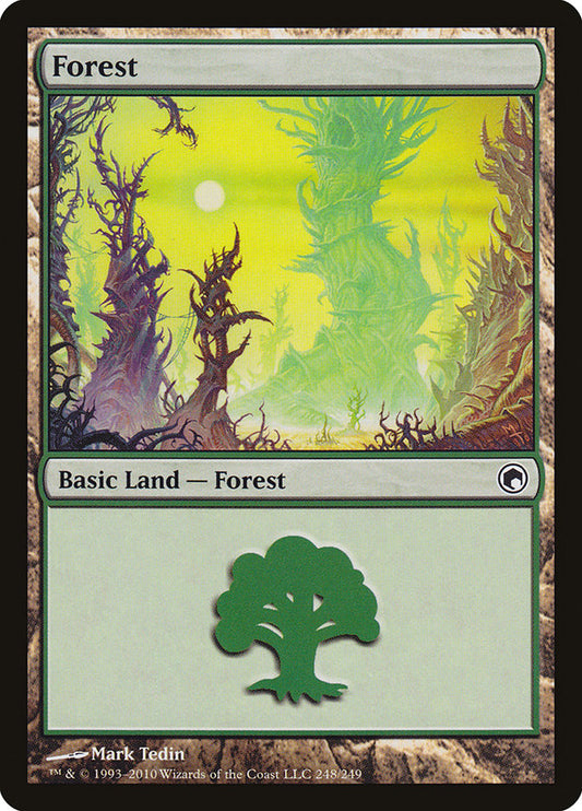 Forest (248) [Scars of Mirrodin] [Foil]