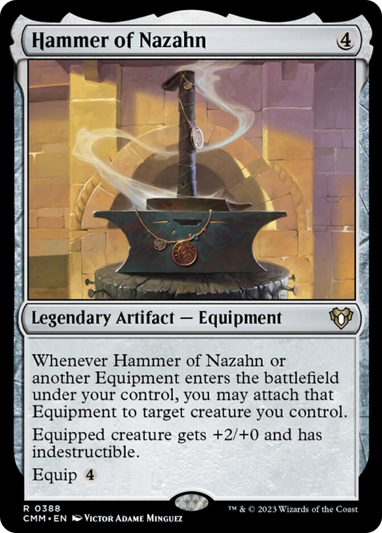 Hammer of Nazahn [Commander Masters] [Foil]