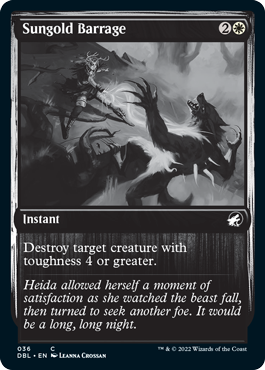 Sungold Barrage [Innistrad: Double Feature] [Foil]