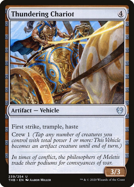 Thundering Chariot [Theros Beyond Death] [Foil]