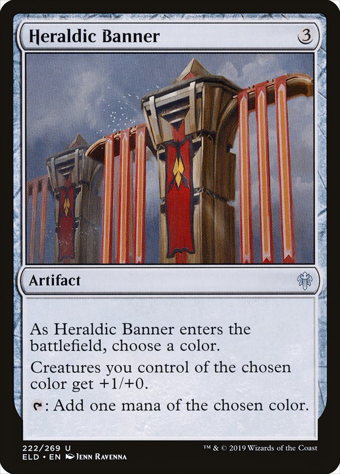 Heraldic Banner [Throne of Eldraine] [Foil]
